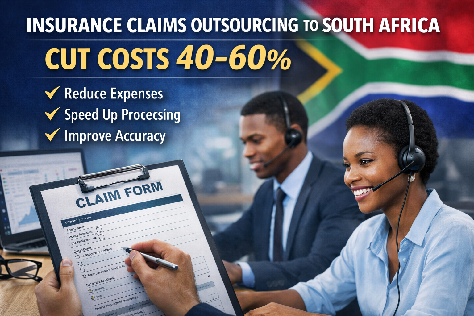 Insurance claims outsourcing to South Africa
